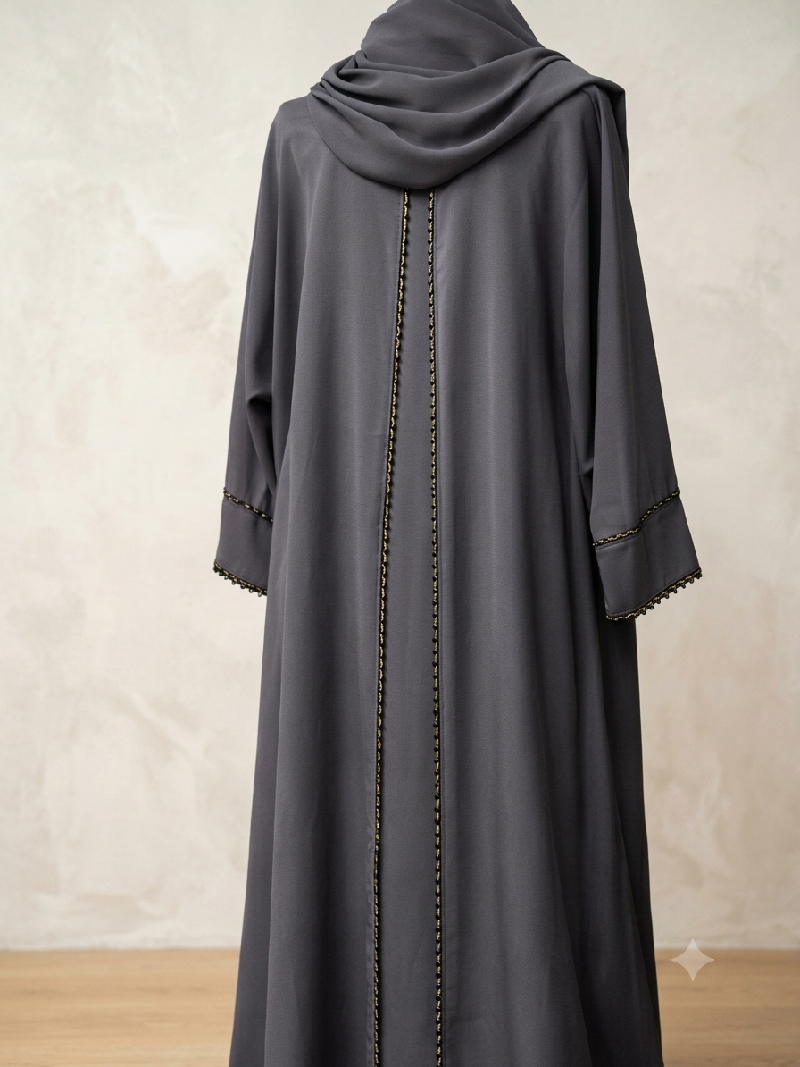Front  Open Abaya