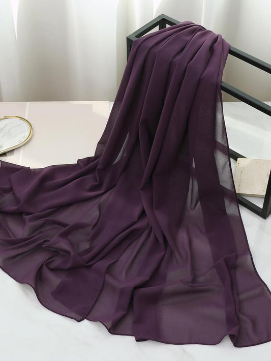 Deep plum chiffon Stoler